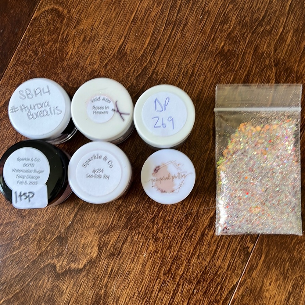Nail dip powders